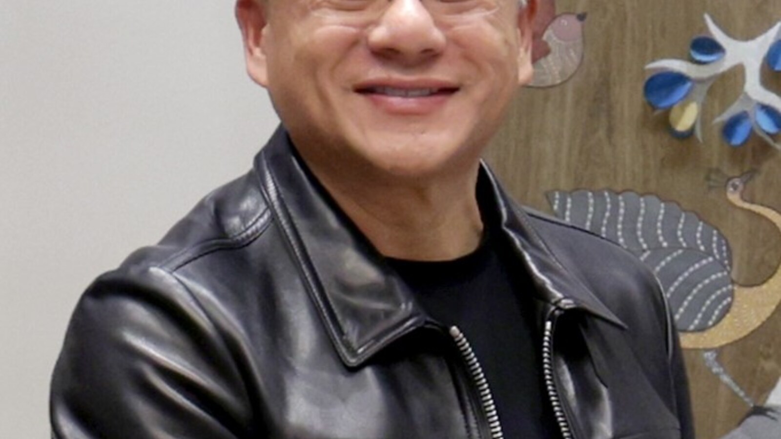 Jensen Huang, CEO da Nvidia, fala em evento da empresa.