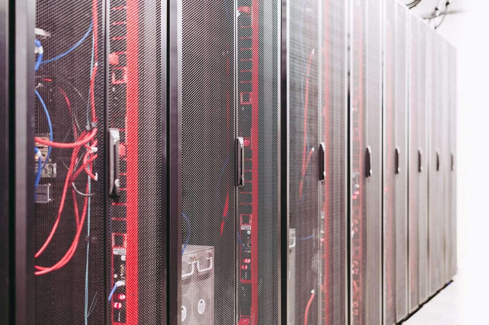 Corredor de servidores em um data center