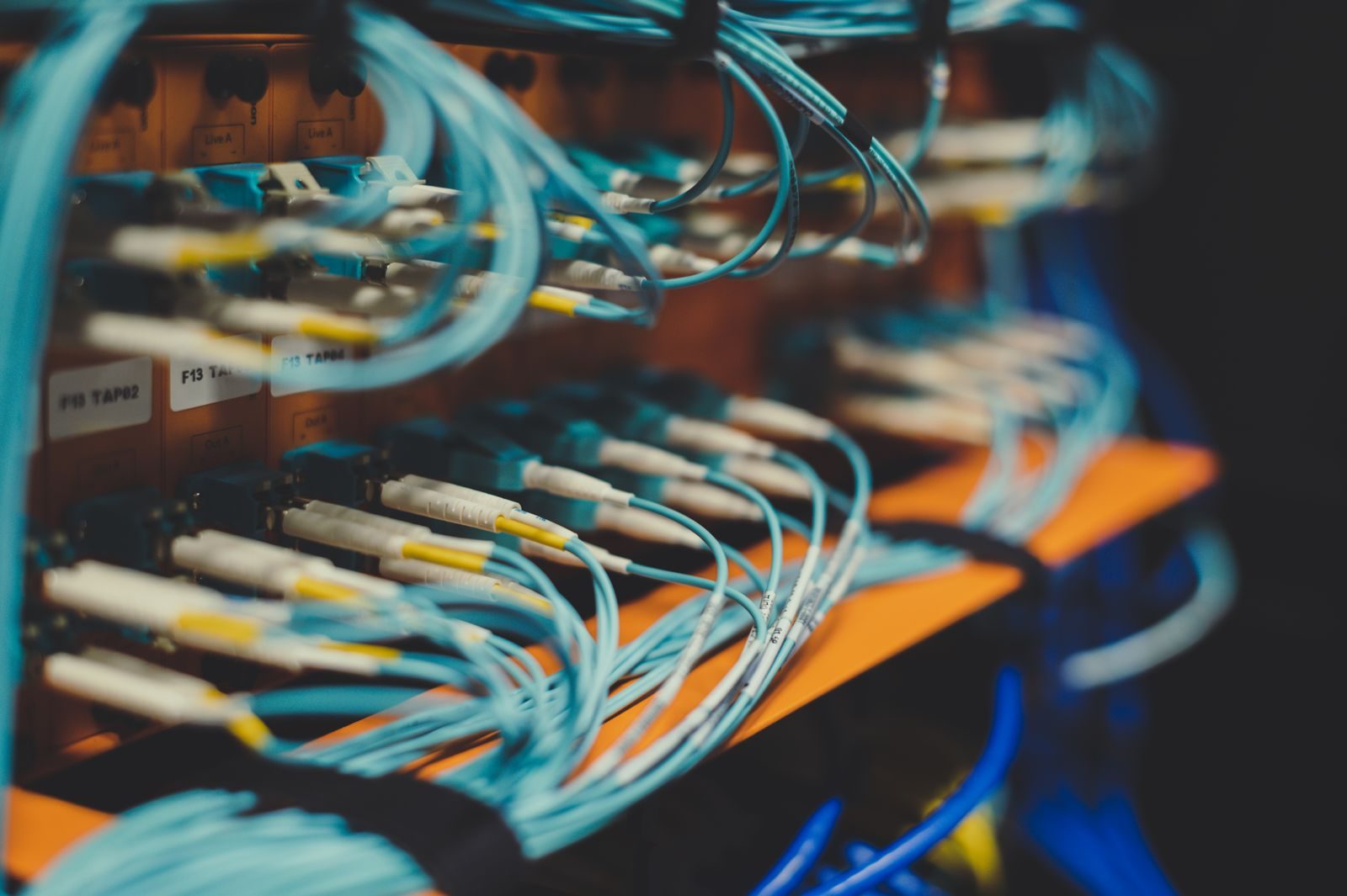 Corredor de servidores em um data center