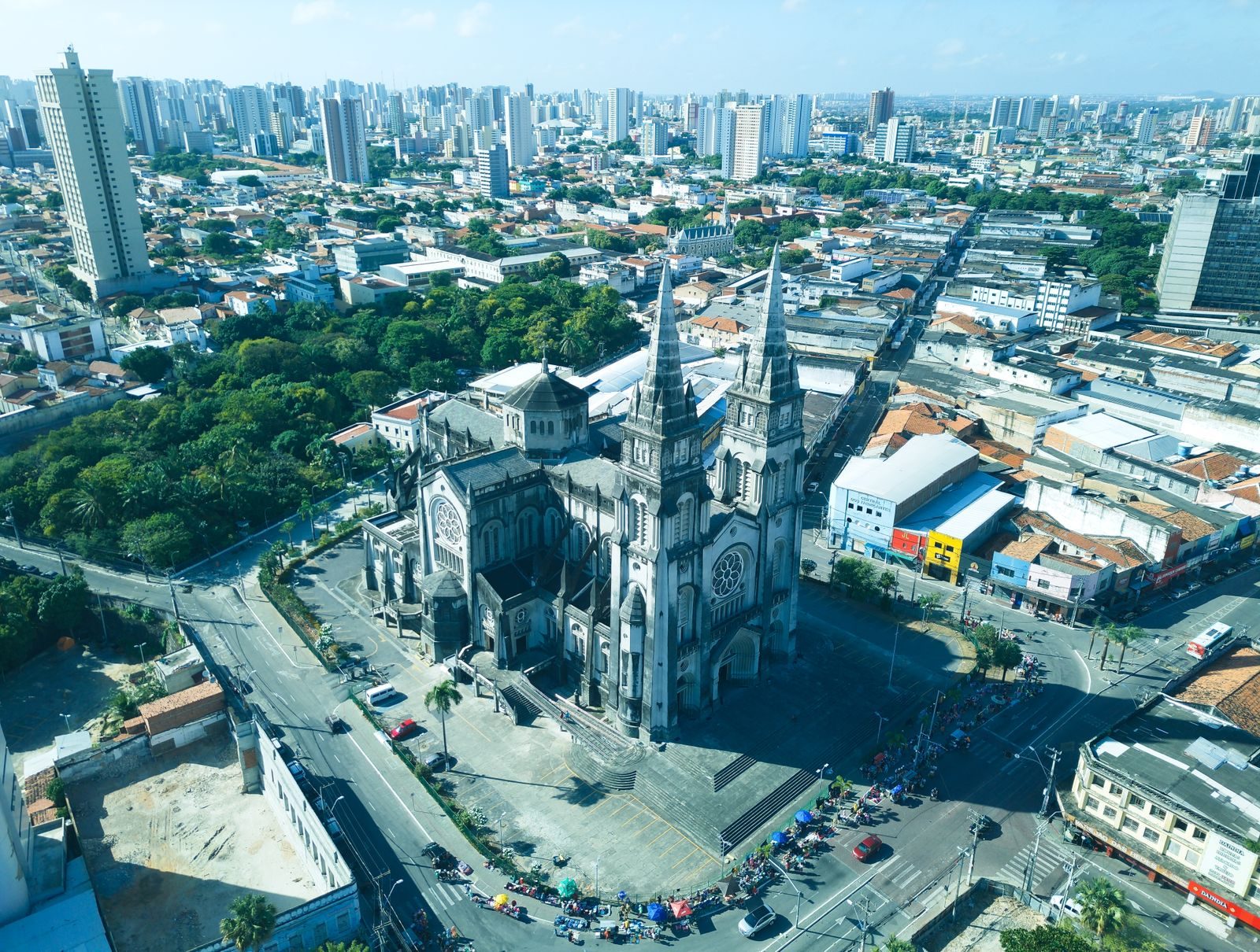 Corredor de servidores em um data center