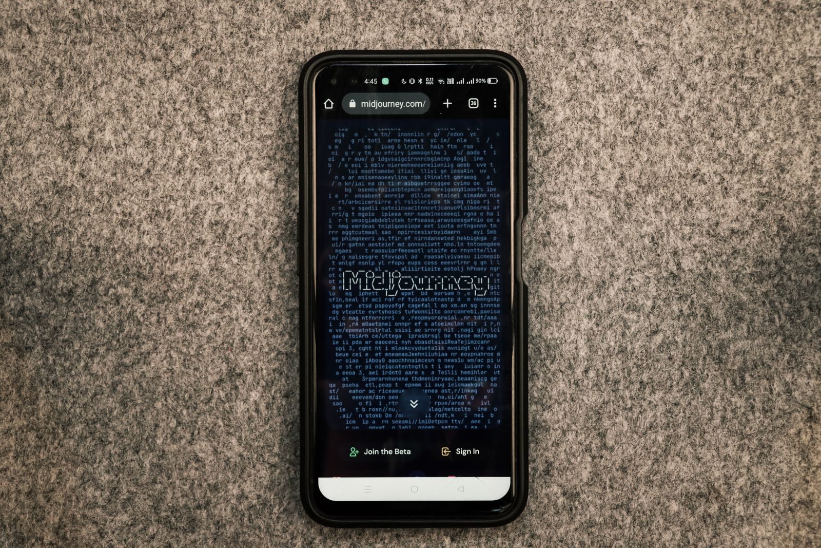 Ícone do aplicativo Discord em tela de smartphone