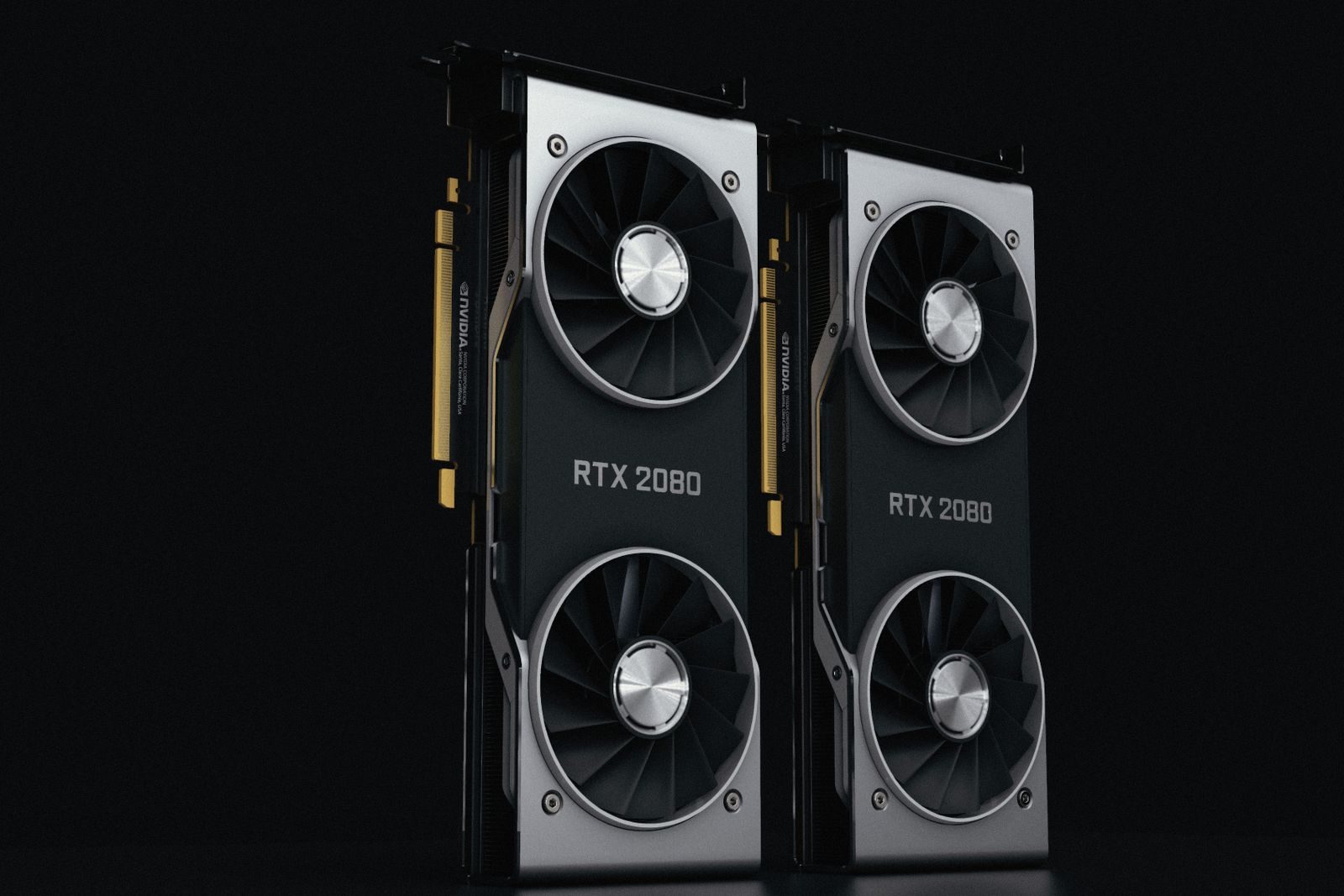 Placas gráficas da Nvidia usadas para treinar modelos de inteligência artificial