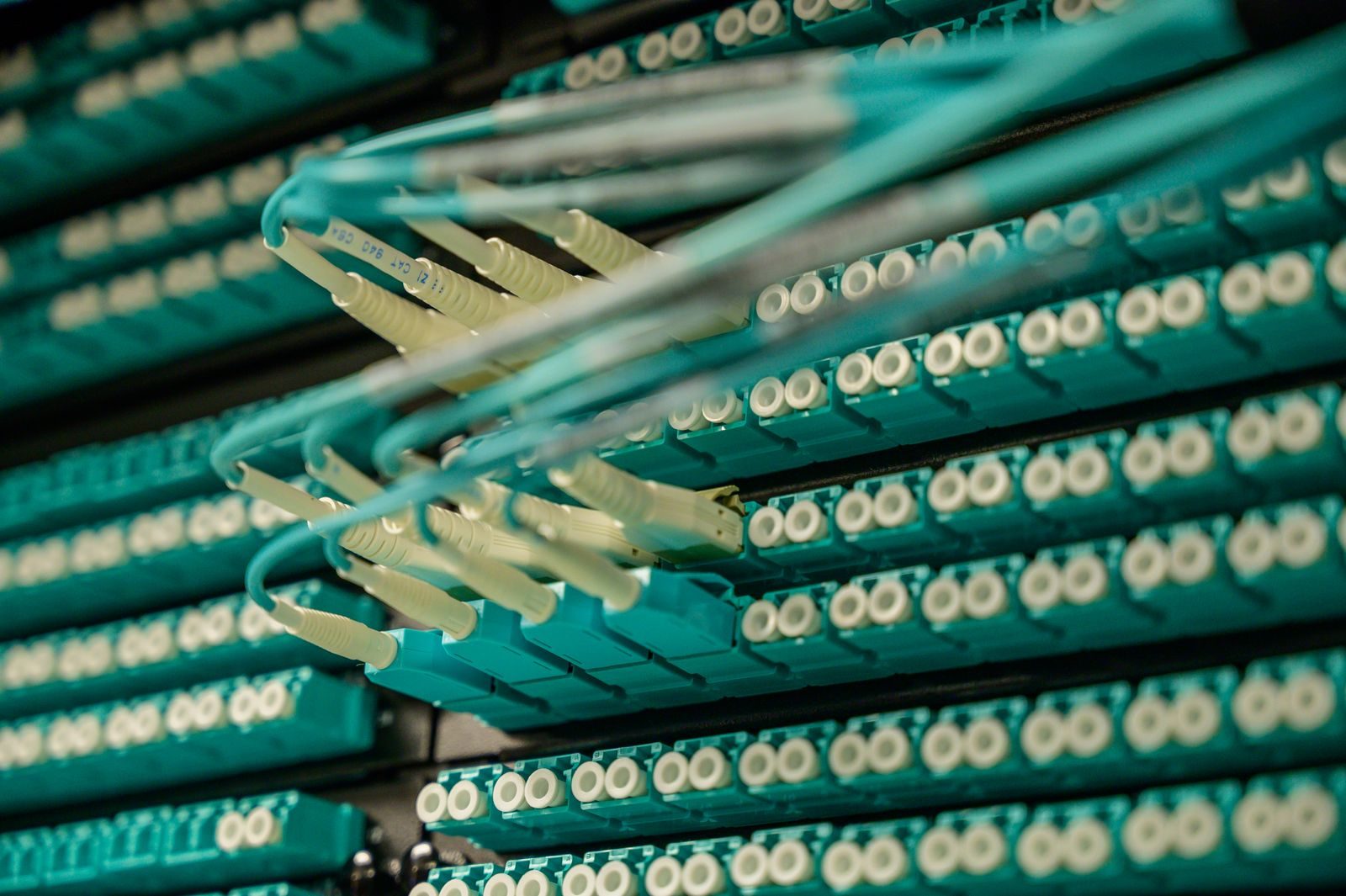 Corredor de servidores em um data center