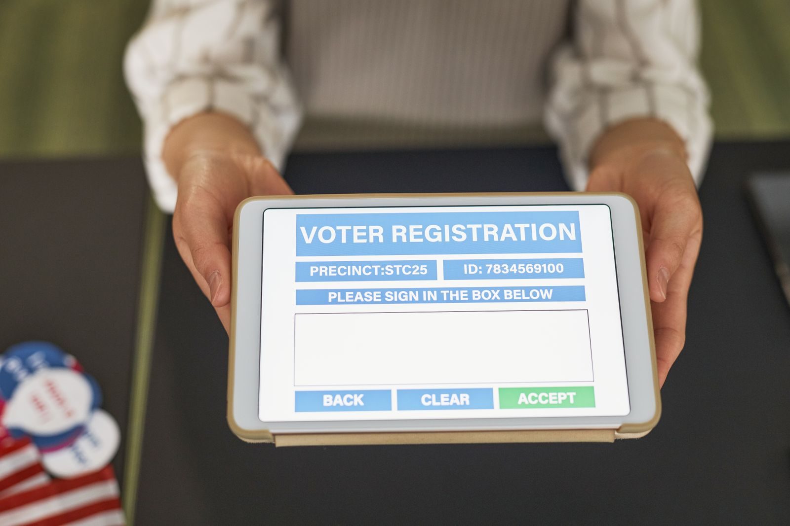 Urna eletrônica usada nas eleições brasileiras