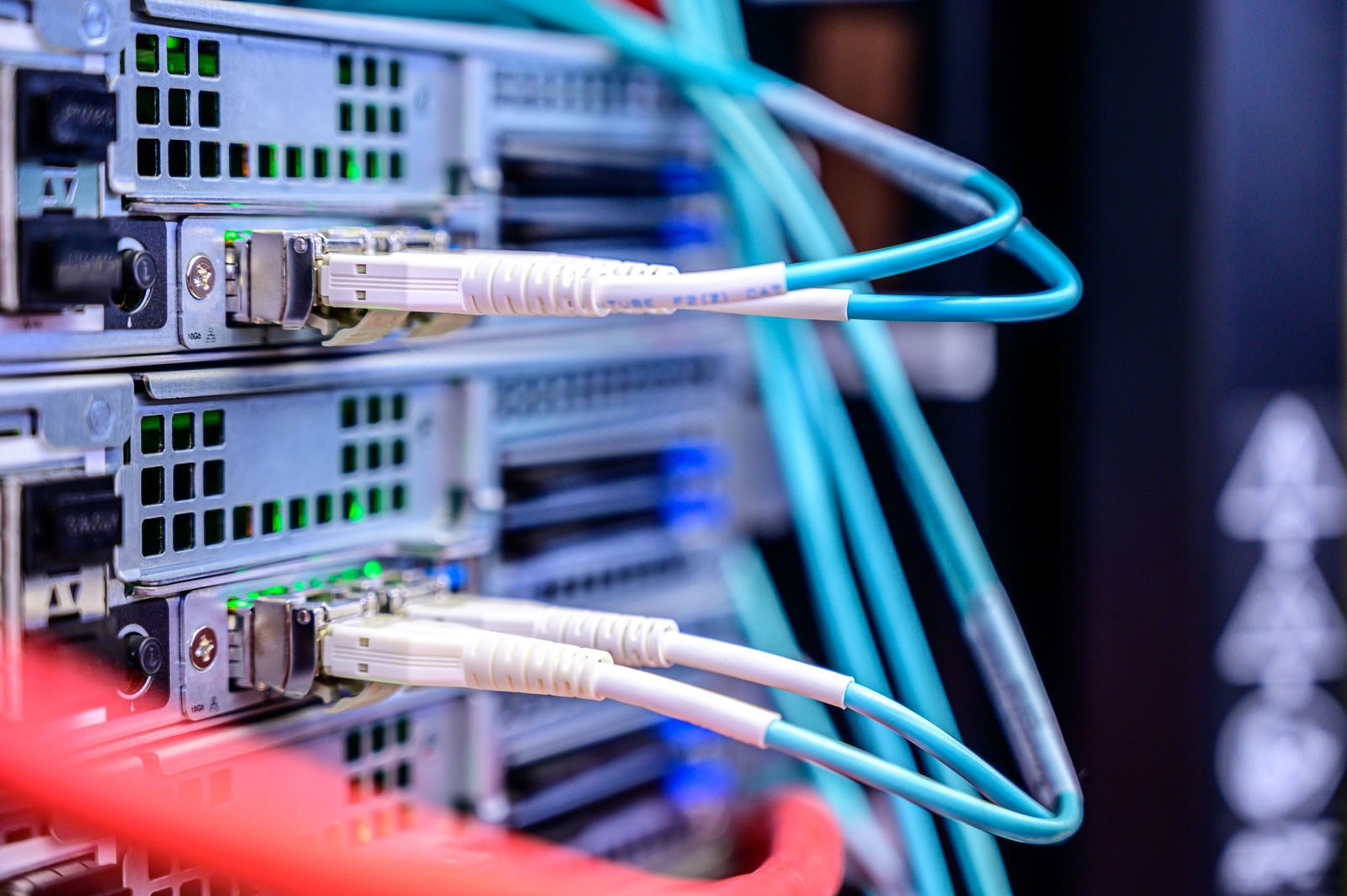 Corredor de servidores em um data center