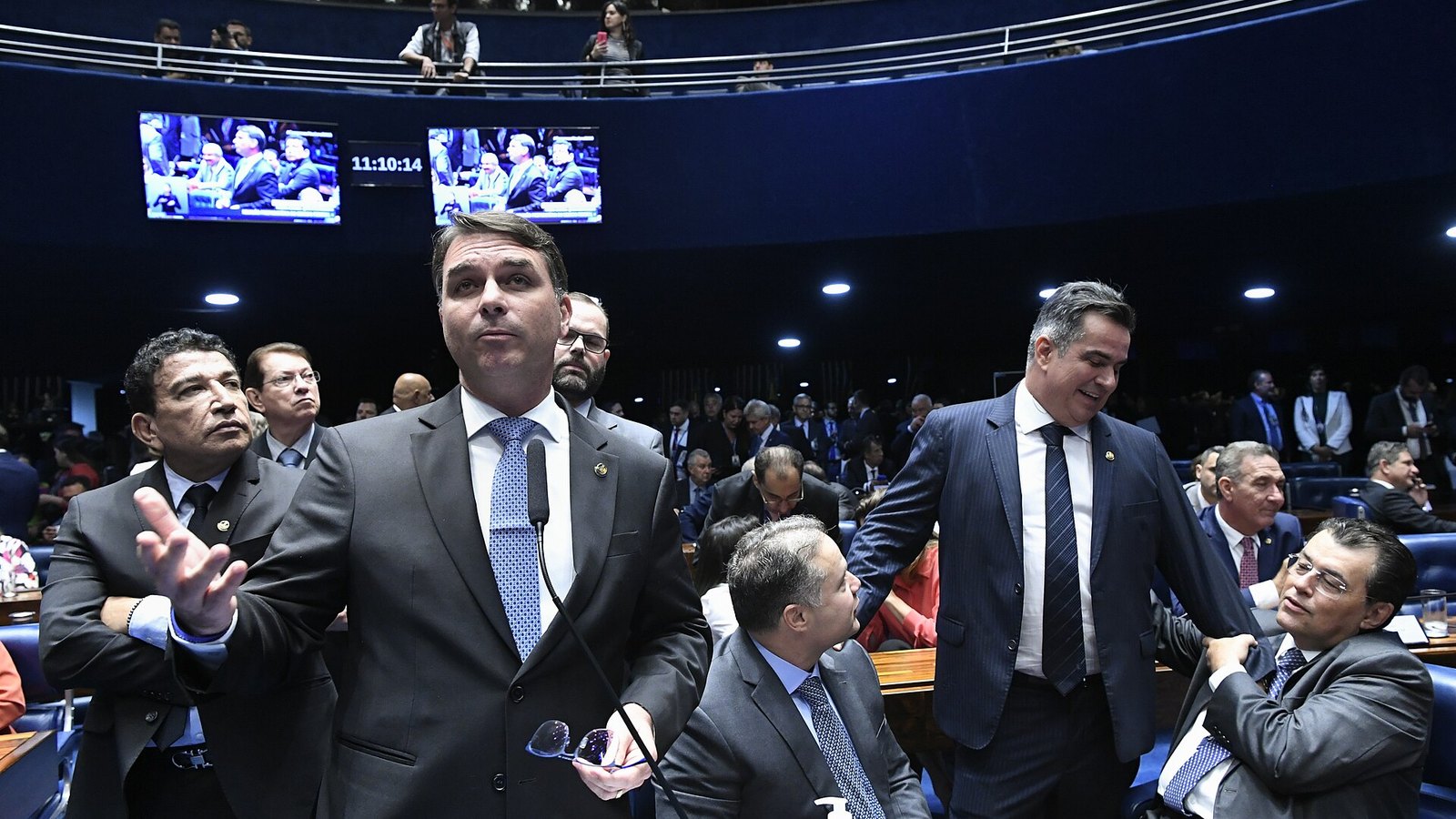 Painel de cotações da Bolsa de Valores de São Paulo