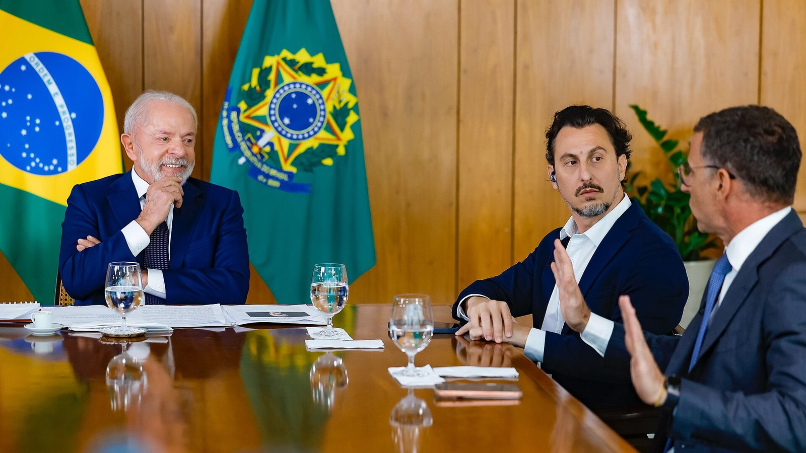 Lula durante evento de campanha