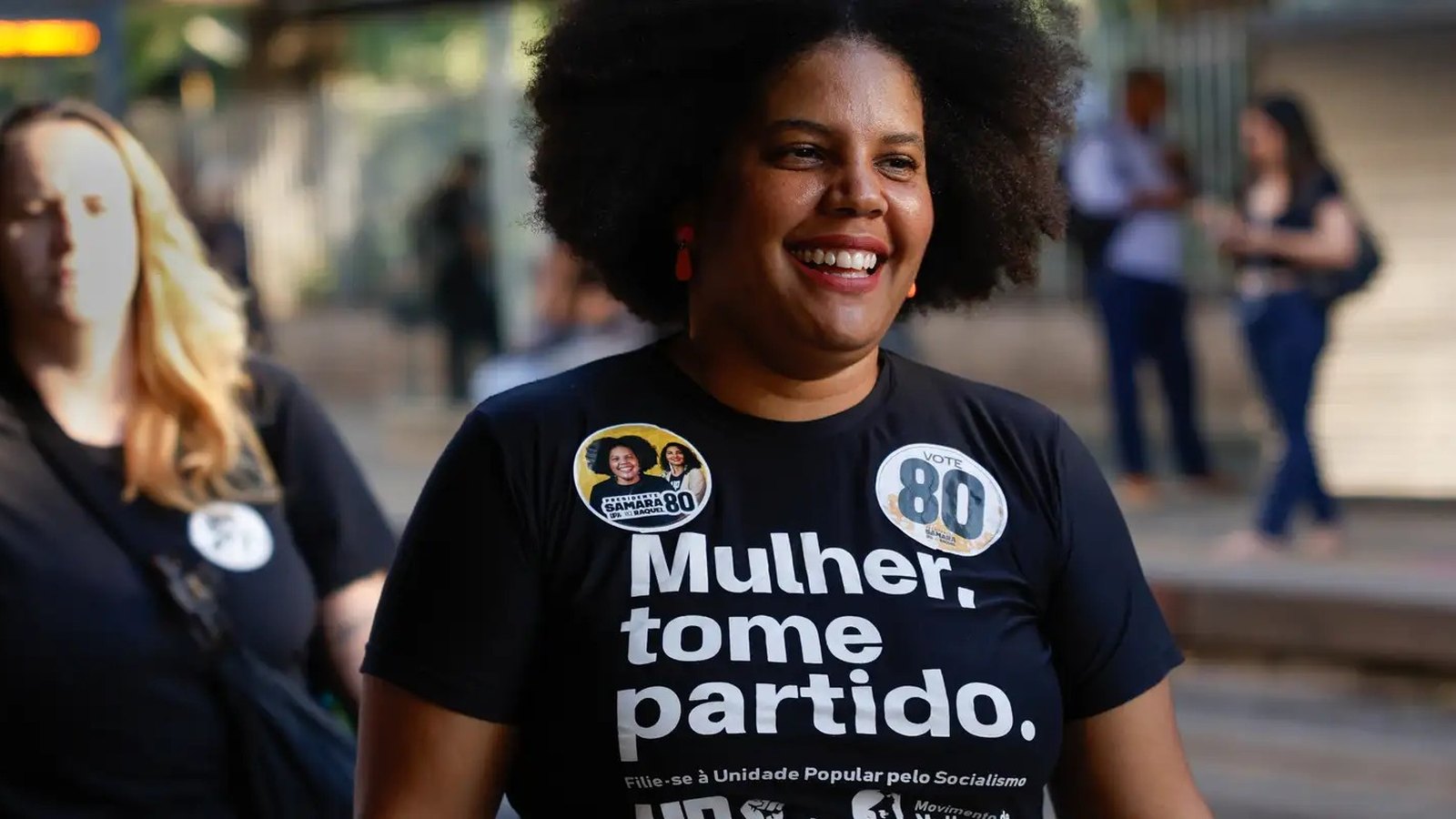 Samara Martins, candidata da Unidade Popular à Presidência da República