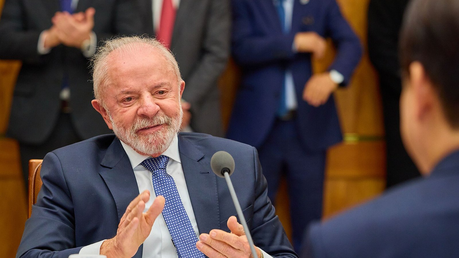 Luiz Inácio Lula da Silva durante atividade de campanha em outubro de 2026